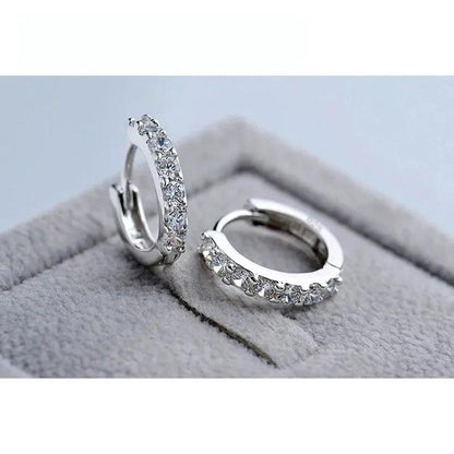 925 Sterling Silver Earrings with Zirconia Stones 