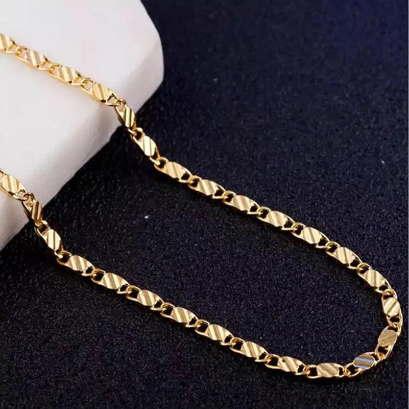 Cordão Masculino em Ouro 18K e Prata 925