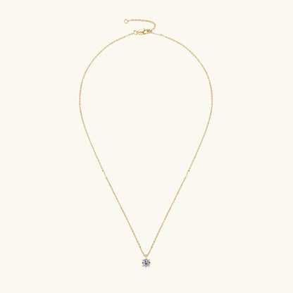 Colar Ponto de Luz Banhado a Ouro 18k Solitario Moissanite