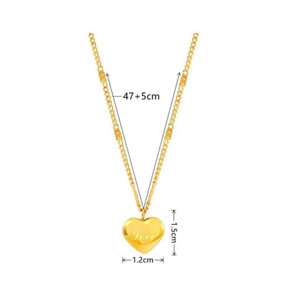 Colar Elo Dourado do Amor em Ouro 22K